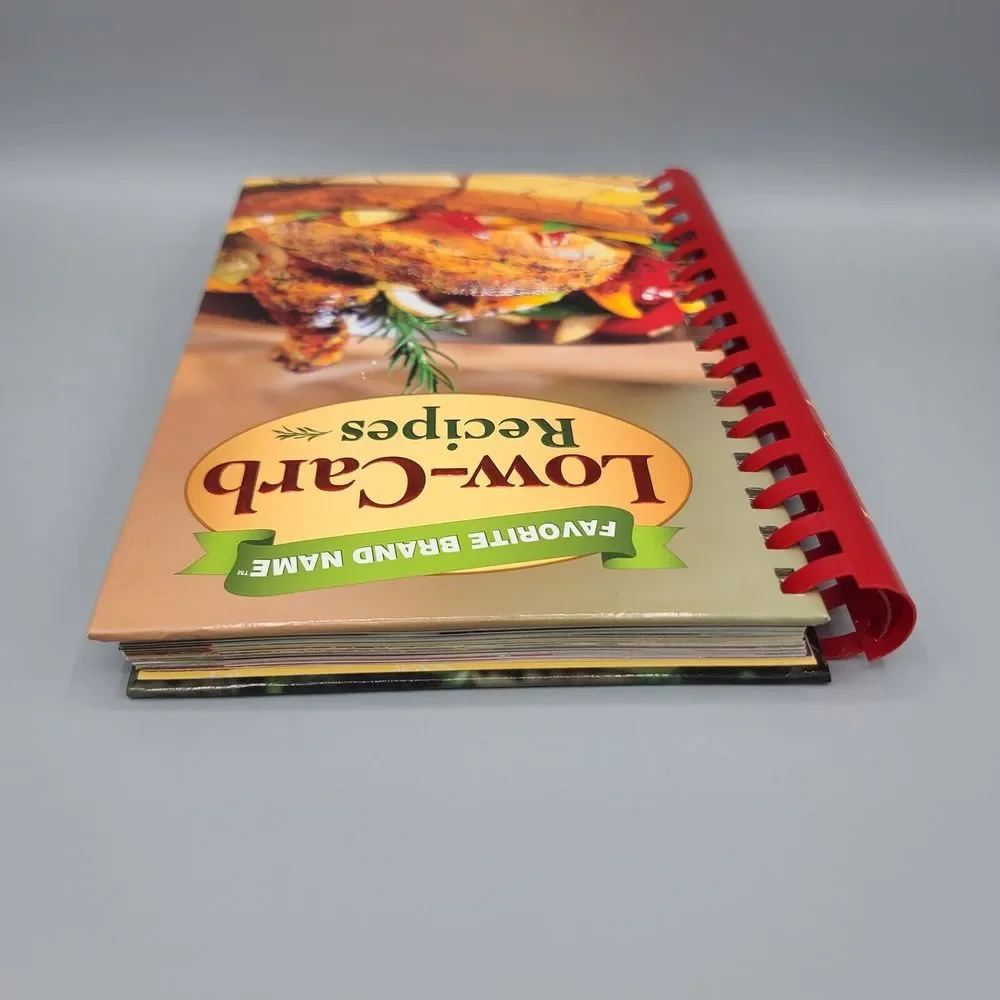 Low-Carb Recipes Favorite Brand Name Cookbook Hardcover Spiral Binding